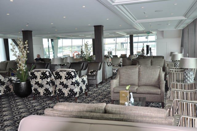 The Panorama Lounge aboard AmaBella. Photo courtesy of AmaWaterways.