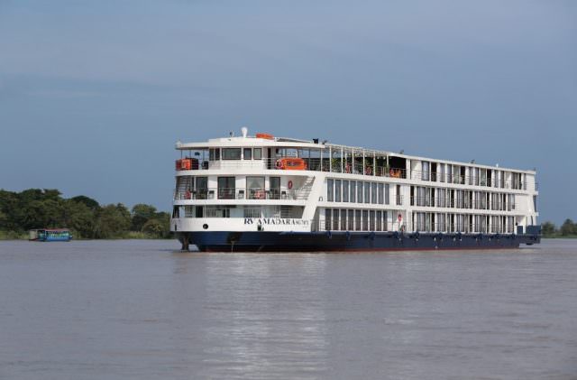 AmaDara on the Mekong. Photo courtesy of AmaWaterways