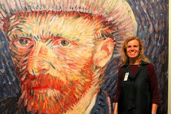 At The Vincent Van Gogh Museum In Amsterdam