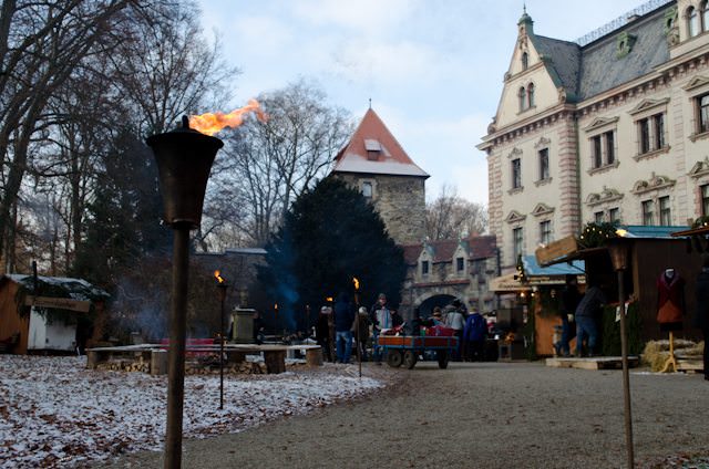 The 'Romantic Christmas Market' at Schloss Emmeram in Regensburg, Germany. Photo © 2012 Aaron Saunders