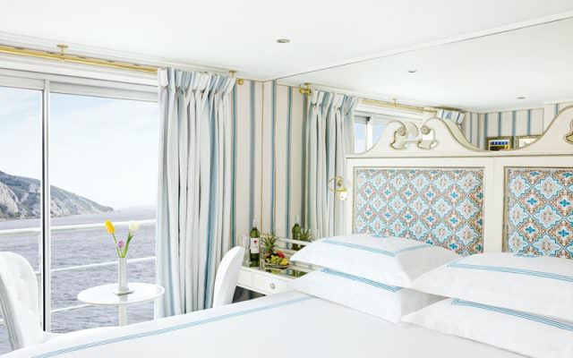 Take in the sights of Italy's Po River from one of the beautiful staterooms aboard the River Countess. Photo courtesy of Uniworld Boutique River Cruises.