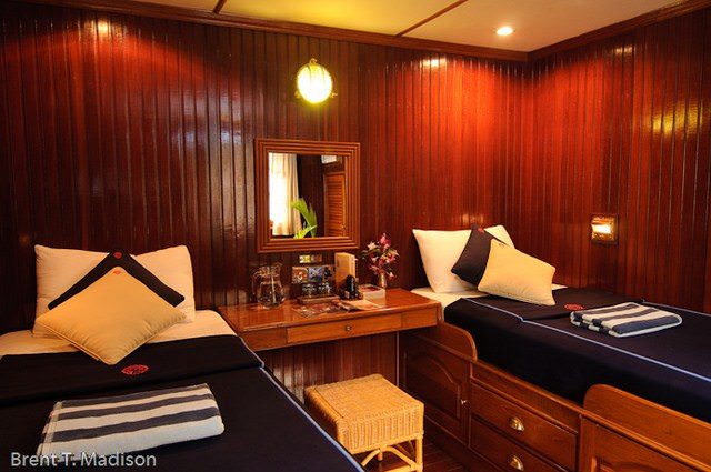 Staterooms boast a nautical ambiance that is both warm and inviting. Photo courtesy of Pandaw.