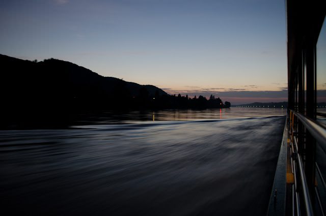 No matter what side you're on, the views along Europe's waterways are always spectacular. Photo © 2012 Aaron Saunders