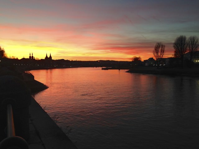 Sunset on Koblenz. © 2013 Ralph Grizzle