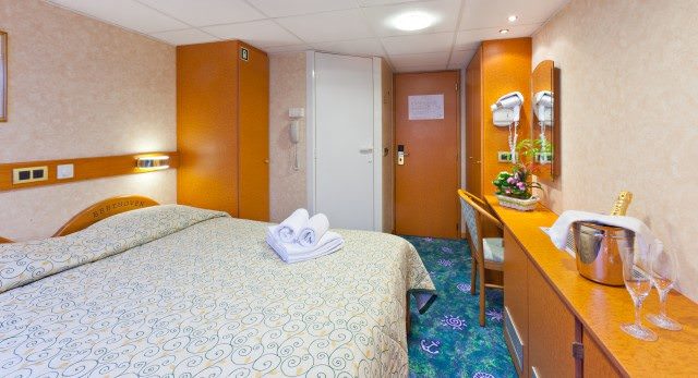 Staterooms aboard CroisiEurope's Beethoven include all the amenities cruisers have come to expect. Photo courtesy of CroisiEurope. 