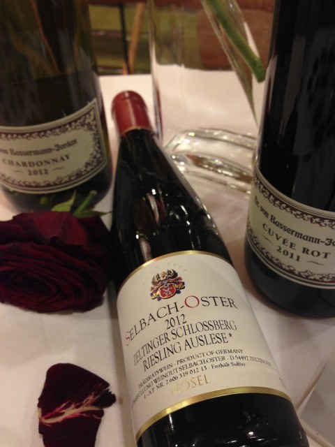 Complimentary wines from the surrounding region were served during last night's dinner. © 2013 Ralph Grizzle