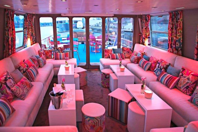 Public areas aboard Jeanine are trendy and intimate. Photo courtesy of CroisiEurope