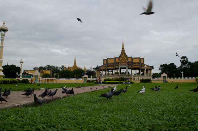 Phnom Penh's Royal Palace Park is just blocks away from the docking location of AmaLotus. Photo © 2013 Aaron Saunders