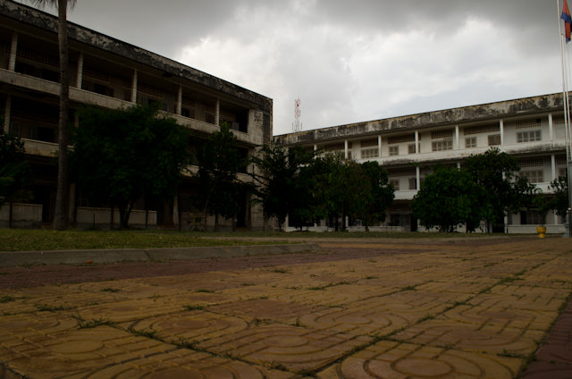 The Tuol Sleng S-21 Detention Center in Phnom Penh is now a Genocide Museum, left very much as it was when it was abandoned in 1979 by the fleeing Khmer Rouge. Photo © 2013 Aaron Saunders