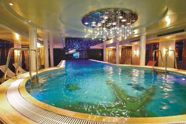 Both Century Legend and Century Paragon boast an indoor swimming pool. Photo courtesy of Uniworld Boutique River Cruise Collection