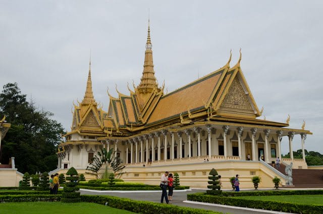 The Royal Palace in Phnom Penh, Cambodia. Photo ©  Aaron Saunders