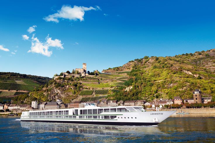 CroisiEurope's Lafayette sails the Rhine, carrying just 86 guests. Photo courtesy of CrosiEurope