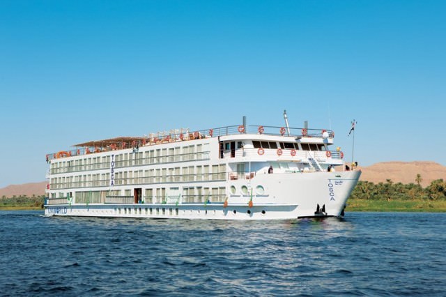 A refurbished River Tosca will re-enter service in Egypt for Uniworld in September, 2015. Photo courtesy of Uniworld Boutique River Cruise Collection