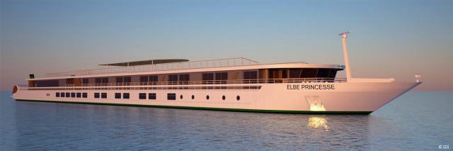 Elbe Princesse will launch in the spring of 2016. Illustration courtesy of CroisiEurope. 