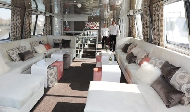 The inviting lounge aboard CroisiEurope's Anne-Marie. Photo courtesy of CroisiEurope.