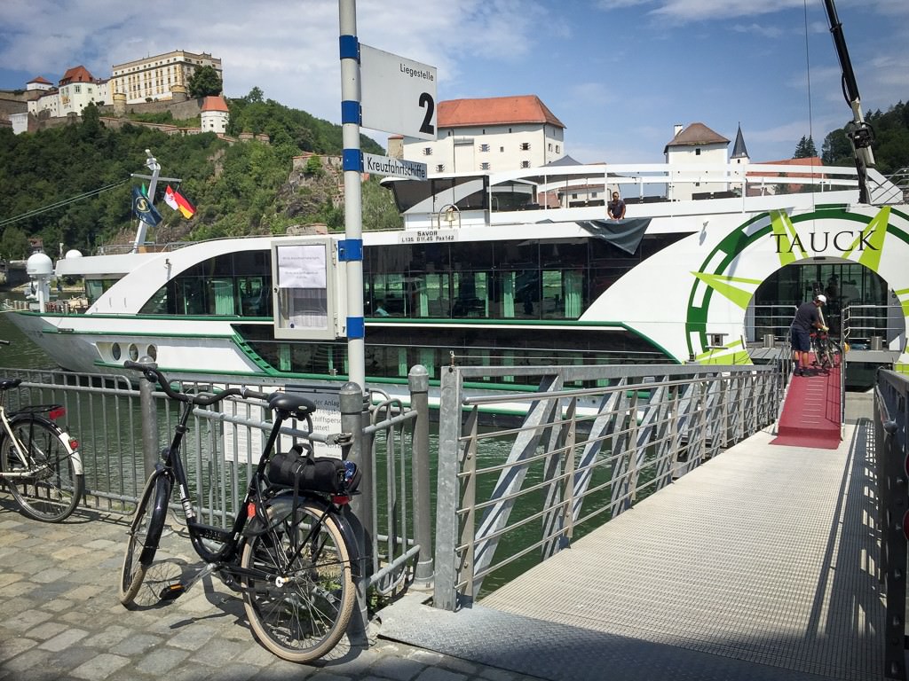 My bike in Passau. © 2015 Ralph Grizzle