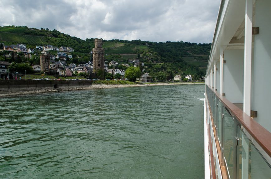The view from my balcony this afternoon, as we scenic cruised our way down the Rhine. Photo © 2015 Aaron Saunders