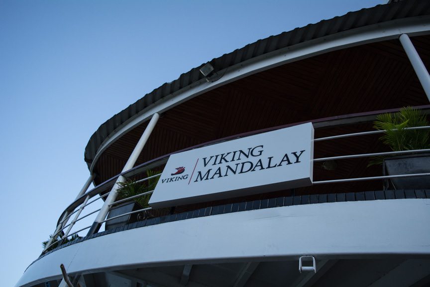 Viking Mandalay is actually the Indochina Pandaw, owned by Pandaw River Explorations and operated on long-term charter to Viking. Photo © 2015 Aaron Saunders
