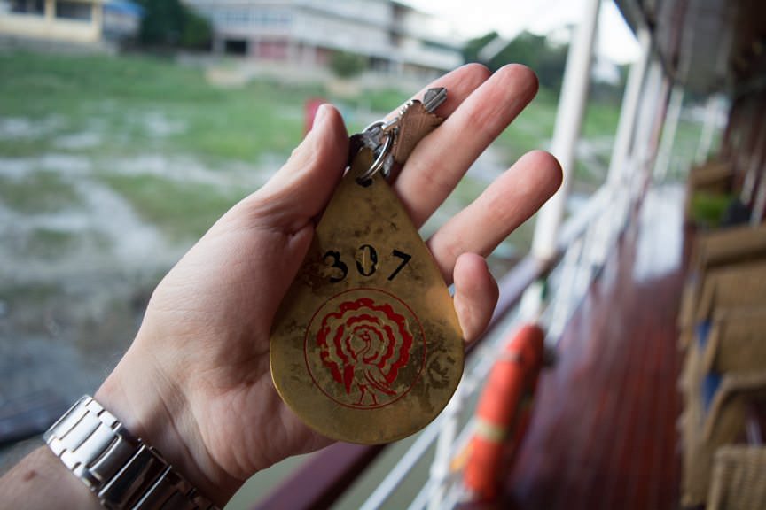 The Key To Room 307. Photo © 2015 Aaron Saunders