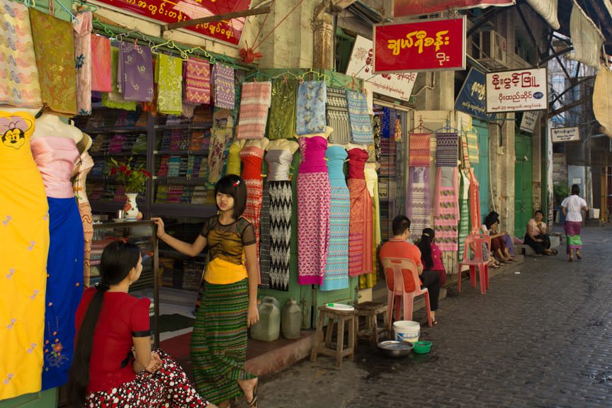 ...and you won't be accosted as you would in many markets in Southeast Asia. Photo © 2015 Aaron Saunders