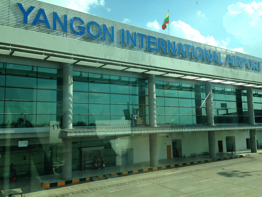 ...Yangon International Airport! Photo © 2015 Aaron Saunders