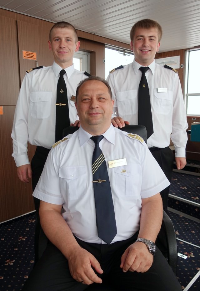 Captain Igor Stepanov and crew - © K.D. Leperi