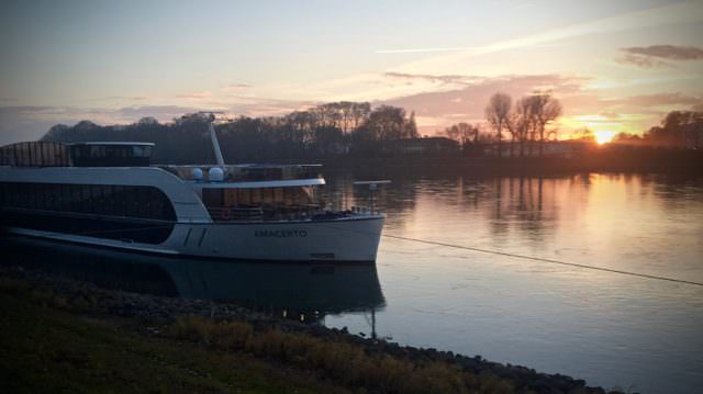 I ended the year cruising the AmaCerto, docked on December 31 in Mannheim before continuing on for New Year's Eve celebrations in Mainz, Germany. © 2015 Ralph Grizzle