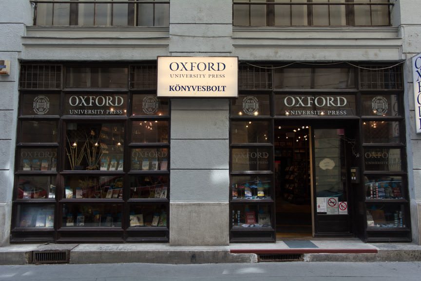 The Oxford Bookshop is tucked away on a hard-to-find street. Photo © 2016 Aaron Saunders