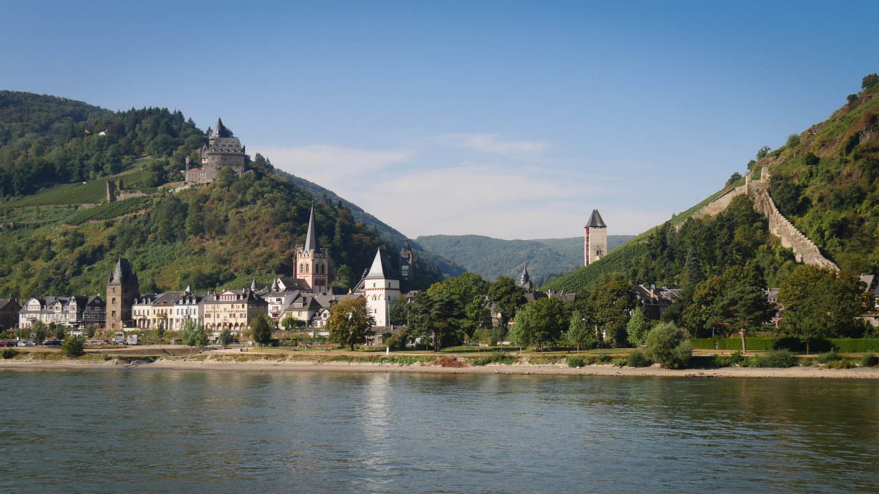 Beautiful landscape along the Rhine. © 2016 Ralph Grizzle