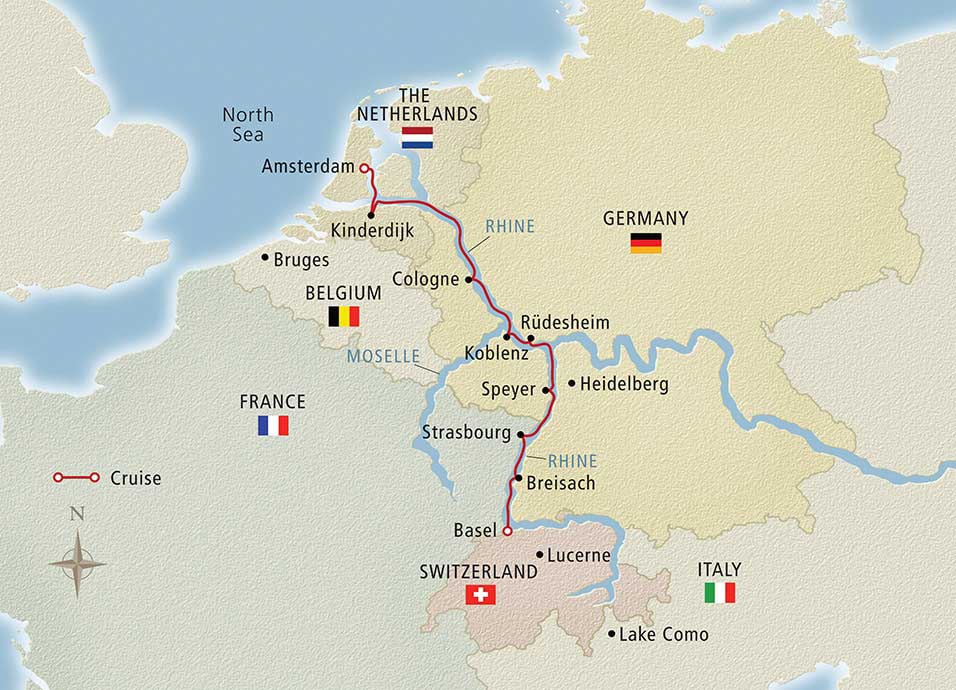 Viking Rhine River Cruise Itineraries