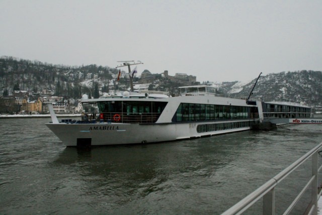 AmaBella docked along the Rhine