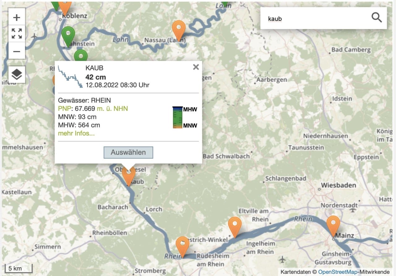 General 6 water levels on rhine river best BSS news