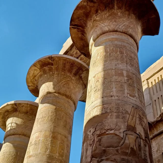 Karnak columns. © Paulette Hannah
